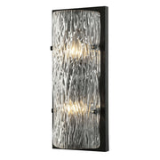 Morgan 2-Light 17" Wall Sconce in Black