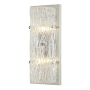 Morgan 2-Light 17" Wall Sconce in Brushed Nickel