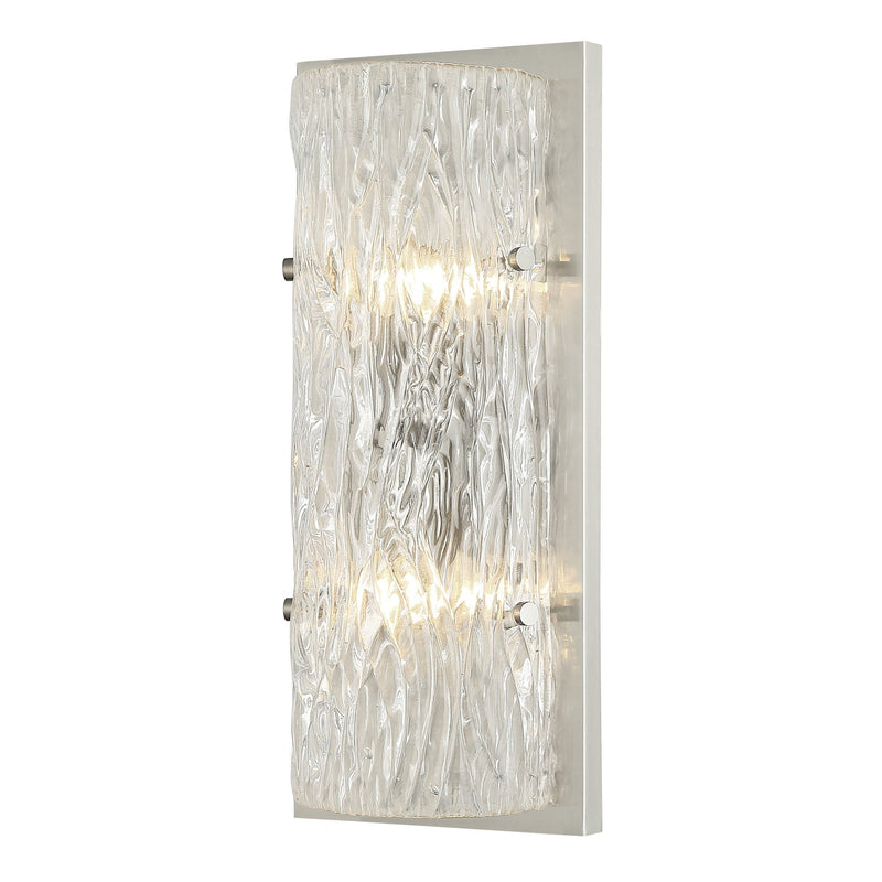 Morgan 2-Light 17" Wall Sconce in Brushed Nickel