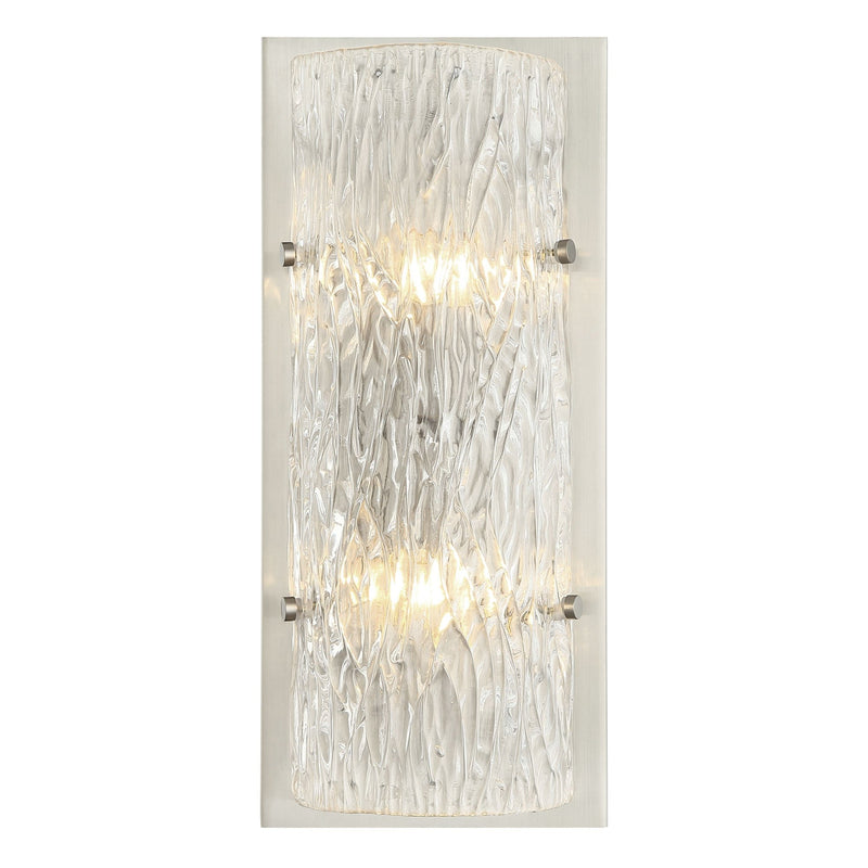Morgan 2-Light 17" Wall Sconce in Brushed Nickel