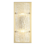 Morgan 2-Light 17" Wall Sconce in Satin Brass