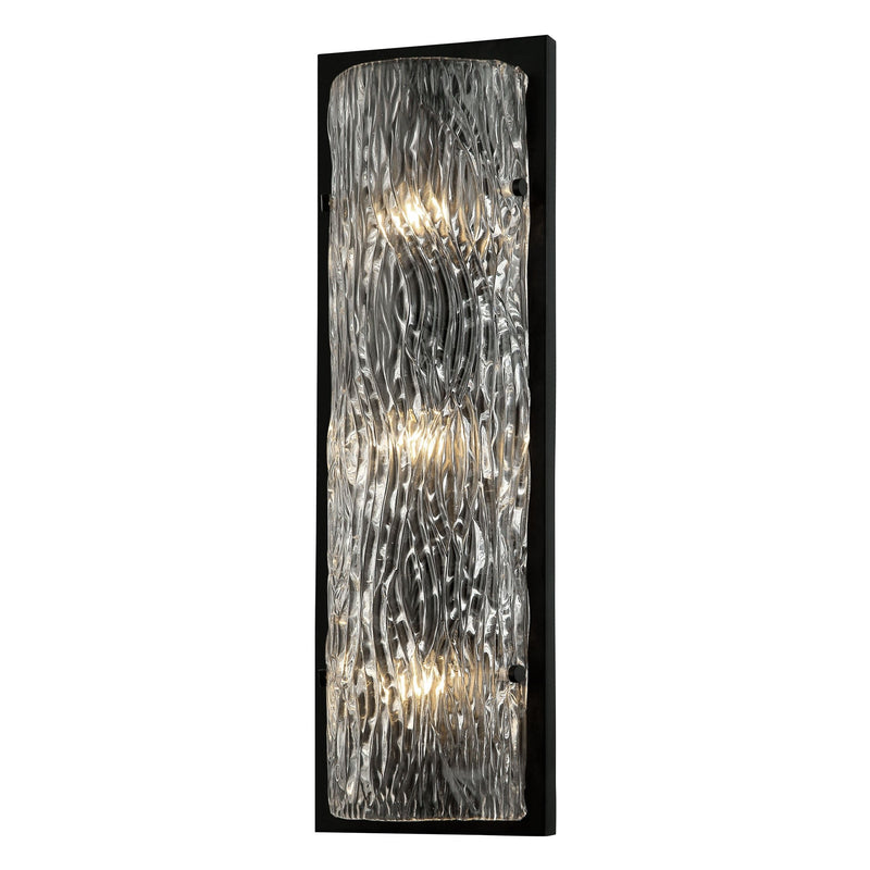Morgan 3-Light 23.5" Wall Sconce in Black