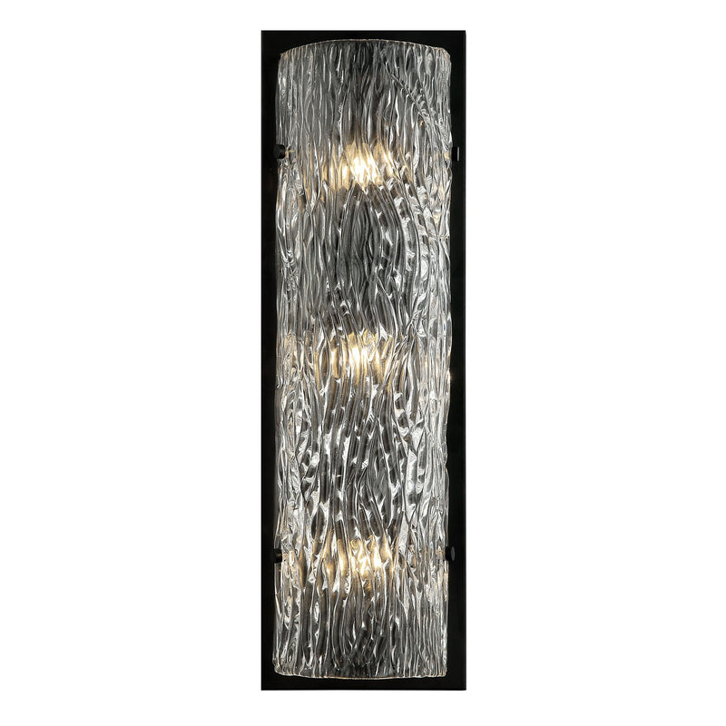 Morgan 3-Light 23.5" Wall Sconce in Black