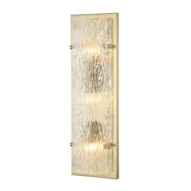 Morgan 3-Light 23.5" Wall Sconce in Satin Brass