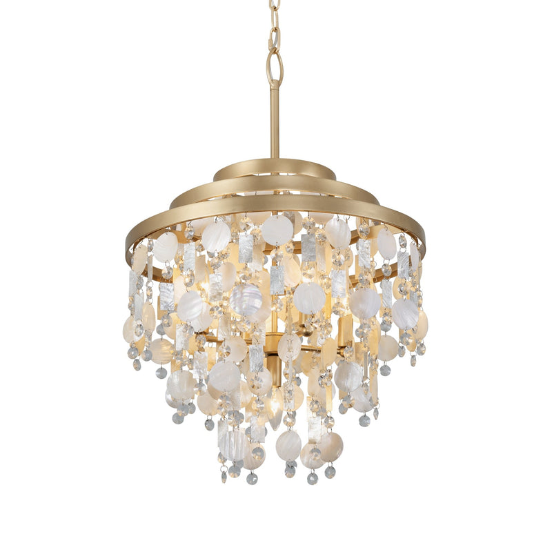 Kalani 5-Light 20" Multi-Light Pendant in French Gold