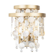 Kalani 2-Light 13.5" Wall Sconce in French Gold