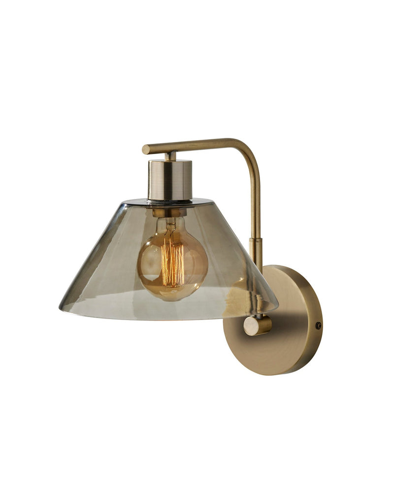 Zoe Wall Lamp in Antique Brass