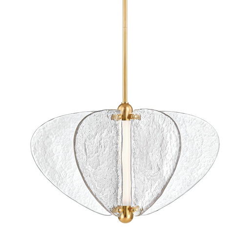 Freya Large Pendant in Vintage Brass