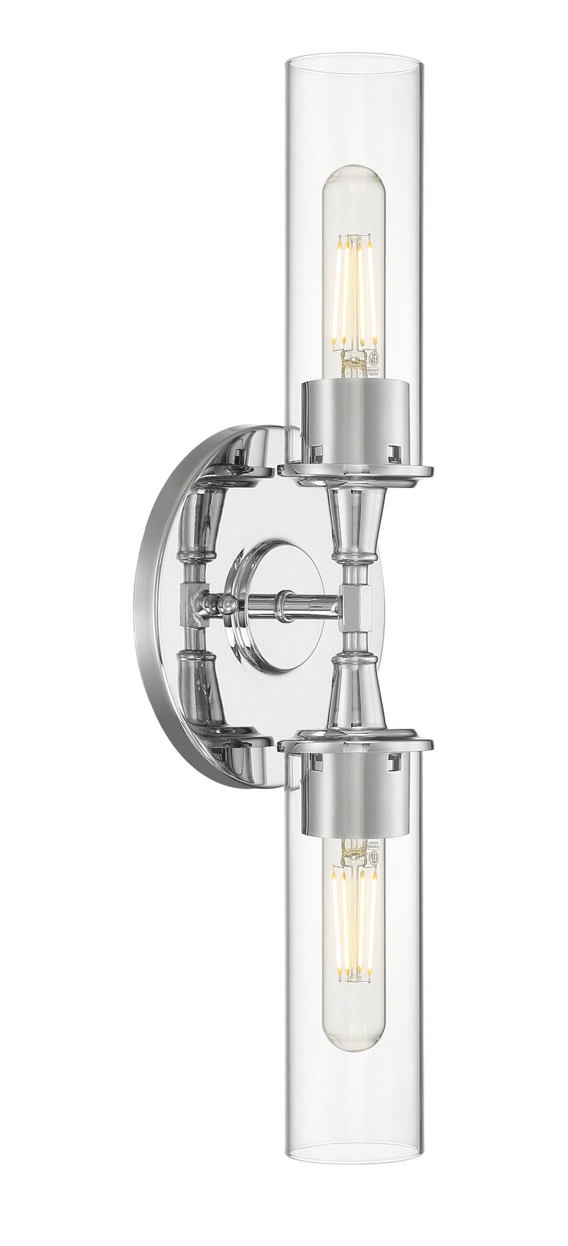 Modina 2 Light 19.5" Linear Wall Sconce in Chrome