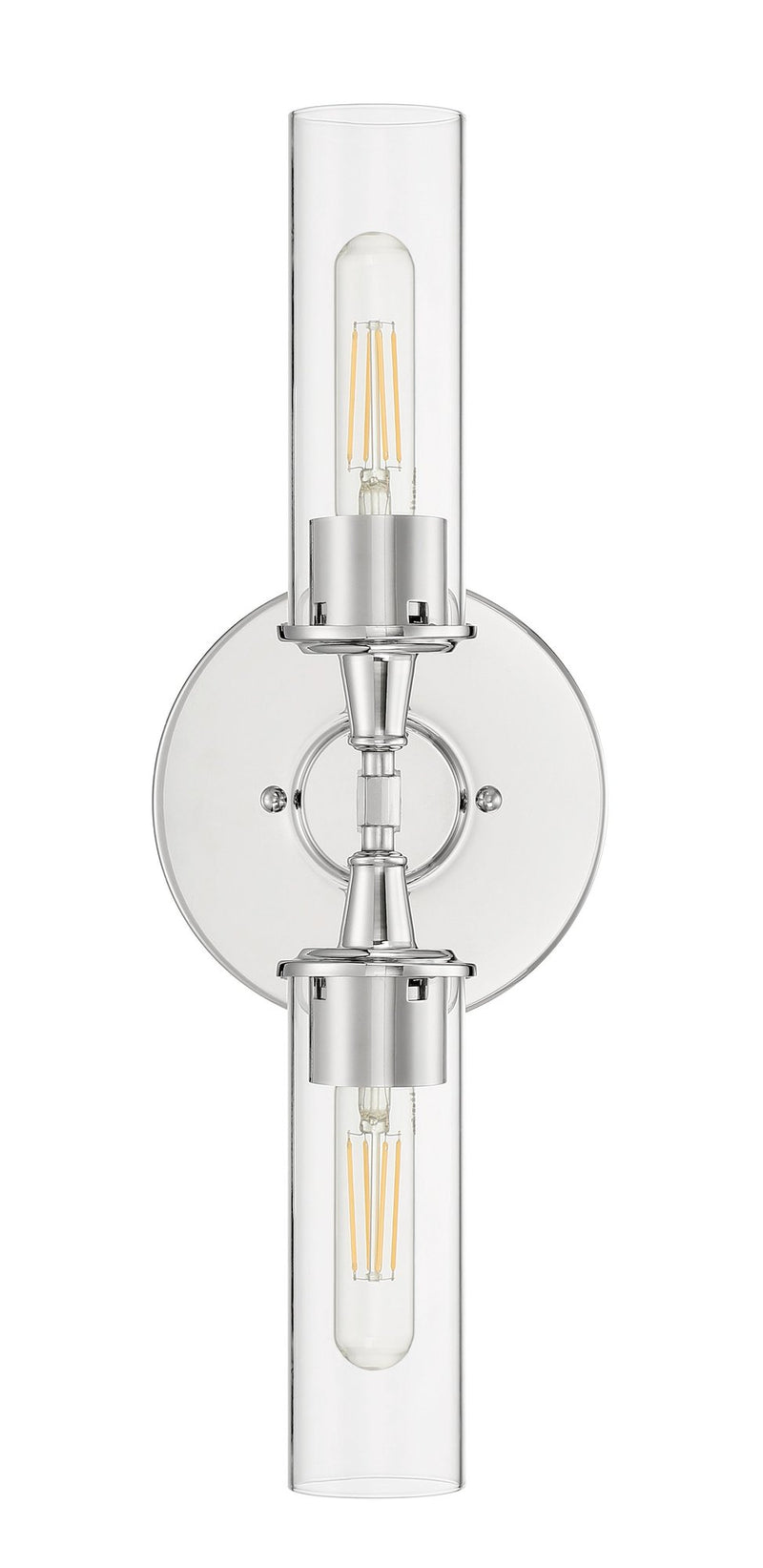 Modina 2 Light 19.5" Linear Wall Sconce in Chrome