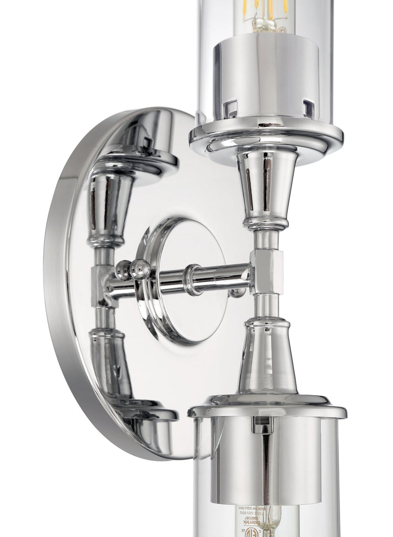 Modina 2 Light 19.5" Linear Wall Sconce in Chrome