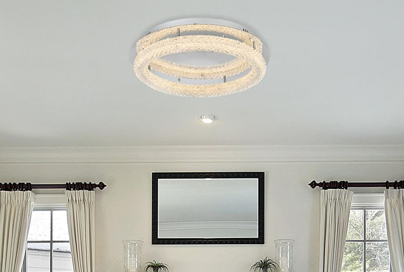 Bowen 26" Flush Mount in Chrome