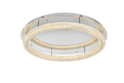 Bowen 33.5" Flush Mount in Chrome