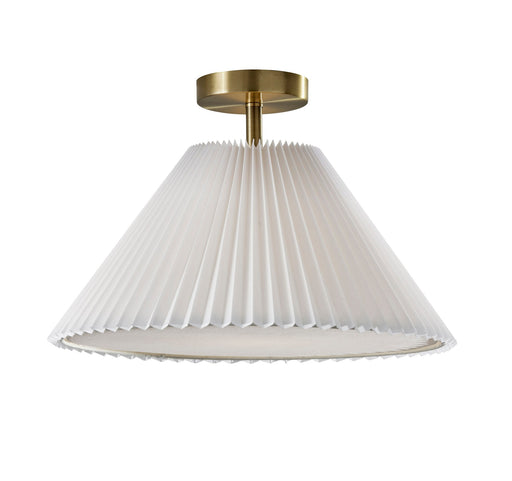 Scarlet Flush Mount in Antique Brass