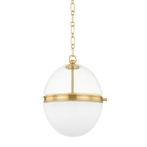 Donnell Small Pendant in Aged Brass