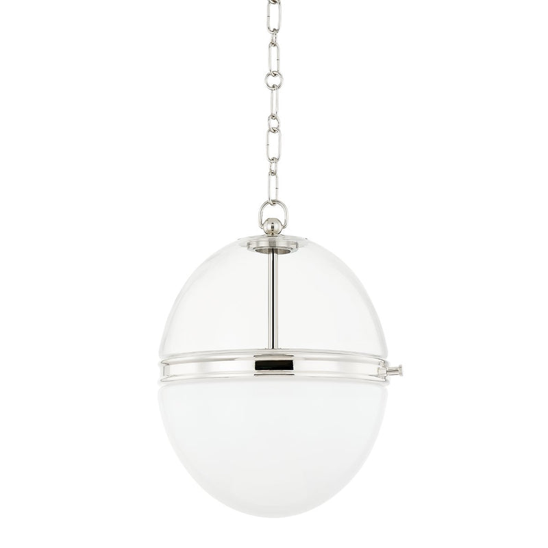 Donnell Small Pendant in Polished Nickel