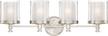 Decker 4-Light Bath Vanity Light in Brushed Nickel
