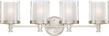 Decker 4 Light Vanity in Brushed Nickel