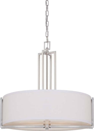 Gemini 4 Light Pendant in Brushed Nickel