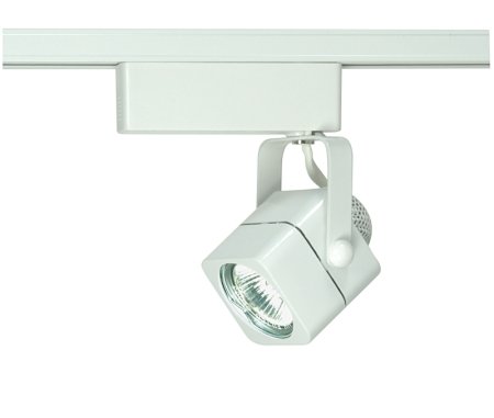2.25" H-Type GU5.3 Track Head, 5.88" Projection in White