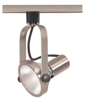 4" H-Type Track Head in Brushed Nickel