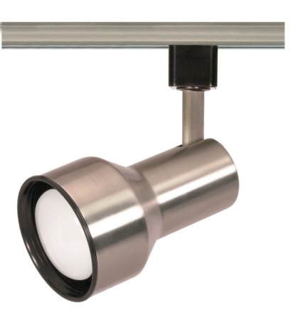 3.5" H-Type R20 Track Head, 8.5" Projection in Brushed Nickel