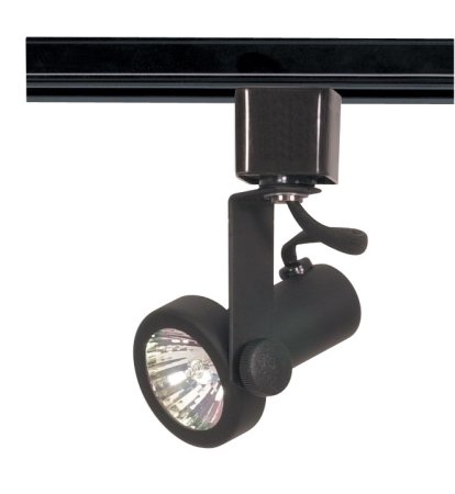 2.13" H-Type MR16 Track Head in Black