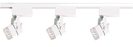3-Light Track Light Kit with 2.25" GU5.3 Heads in White