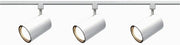 3-Light Track Light Kit with 4.5" Cylinder Heads in White