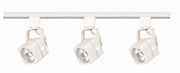 3-Light Track Light Kit with 2.25" GU10 Heads in White