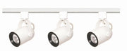 3-Light Track Light Kit with 2.75" GU10 Heads in White