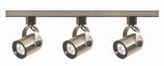 3-Light Track Light Kit with 2.75" GU10 Heads in Brushed Nickel