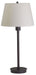 Generation Collection 25.5 Inch Table Lamp Chestnut Bronze with Off-White Linen Hardback
