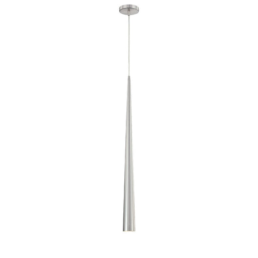 Sliver 2.75" Mini Pendant, 36" Tall in Polished Nickel