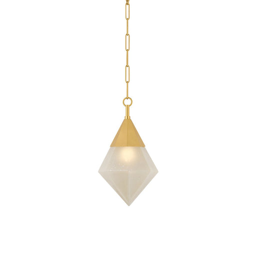 Angelique Pendant in Vintage Polished Brass