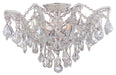 Maria Theresa 5-Light Ceiling Mount in Polished Chrome with Clear Hand Cut Crystal - Lamps Expo