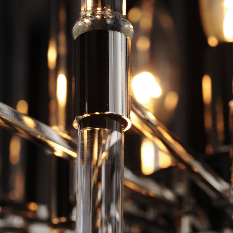 Divine 24" Chandelier in Polished Nickel