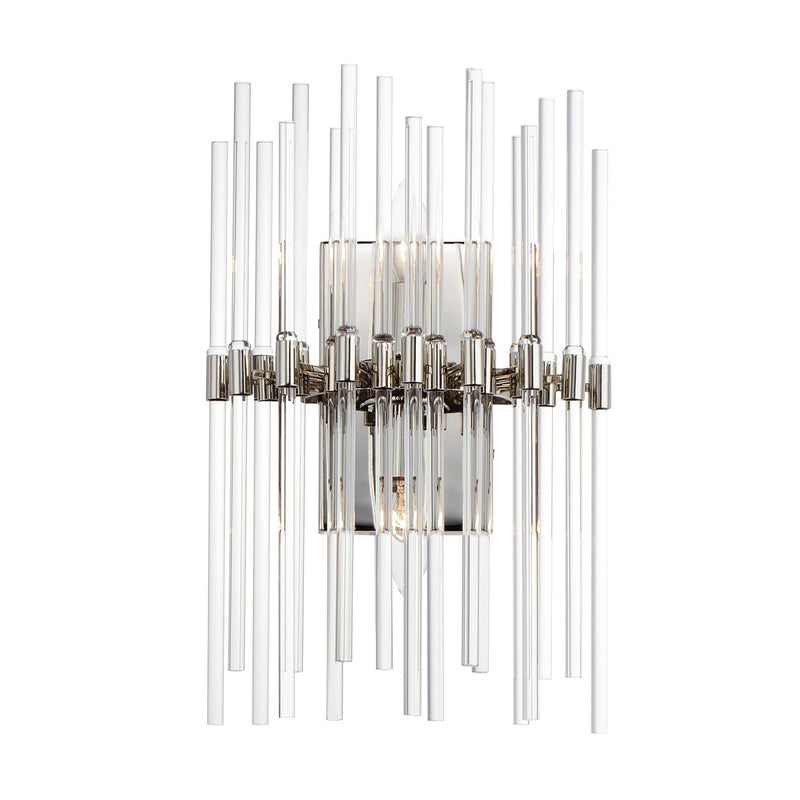 Divine 2 Light Wall Sconce in Polished Nickel