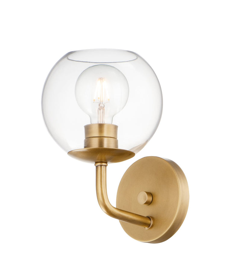 Branch 1 Light Wall Sconce in Natural Aged Brass
