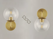 Branch 1 Light Wall Sconce in Natural Aged Brass