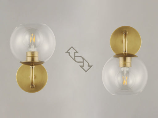 Branch 1 Light Wall Sconce in Natural Aged Brass