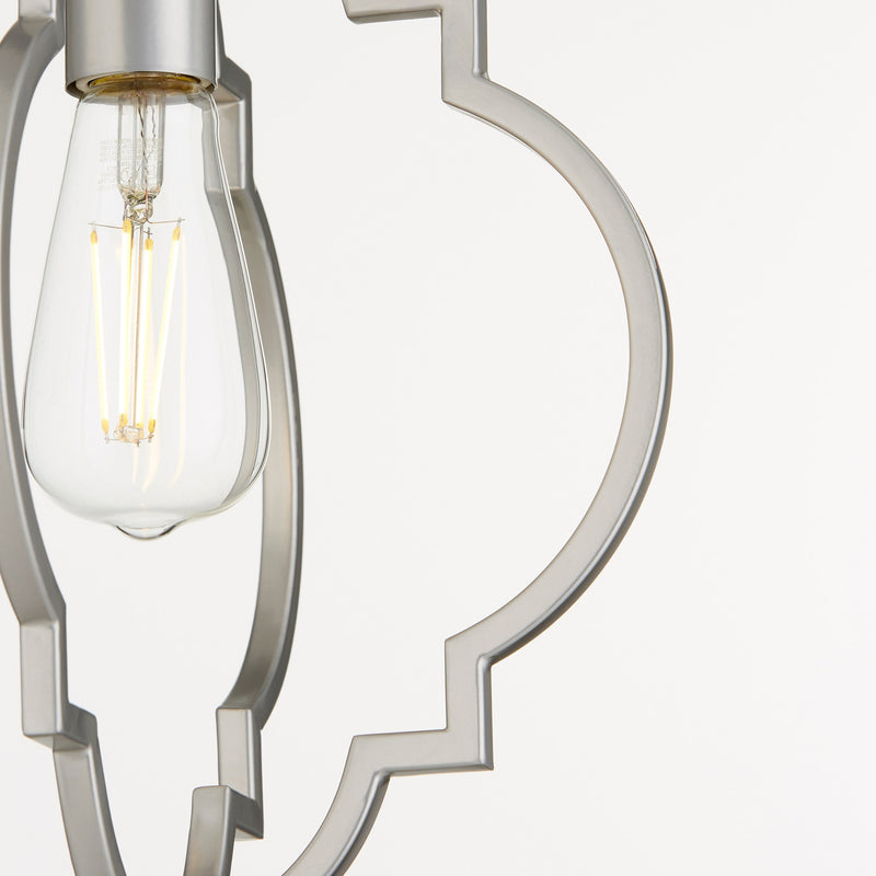 Dublin 1 Light Pendant in Classic Nickel