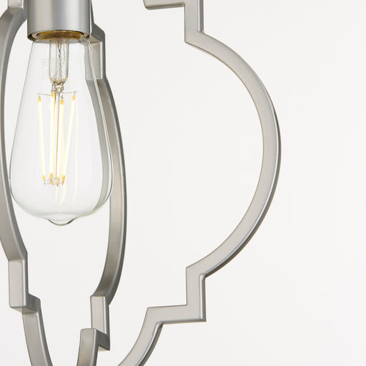 Dublin 1 Light Pendant in Classic Nickel