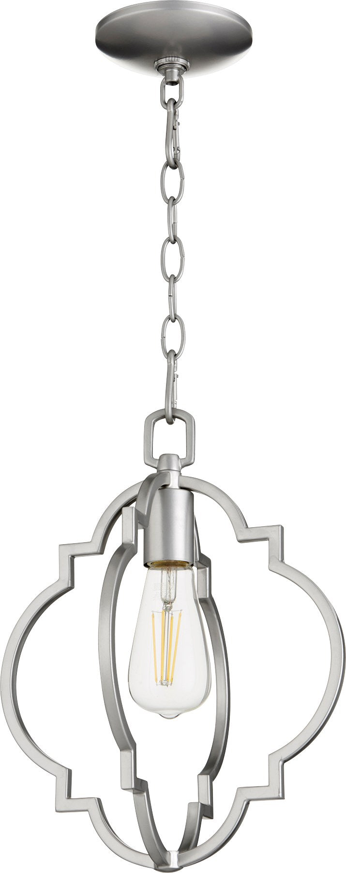 Dublin 1 Light Pendant in Classic Nickel