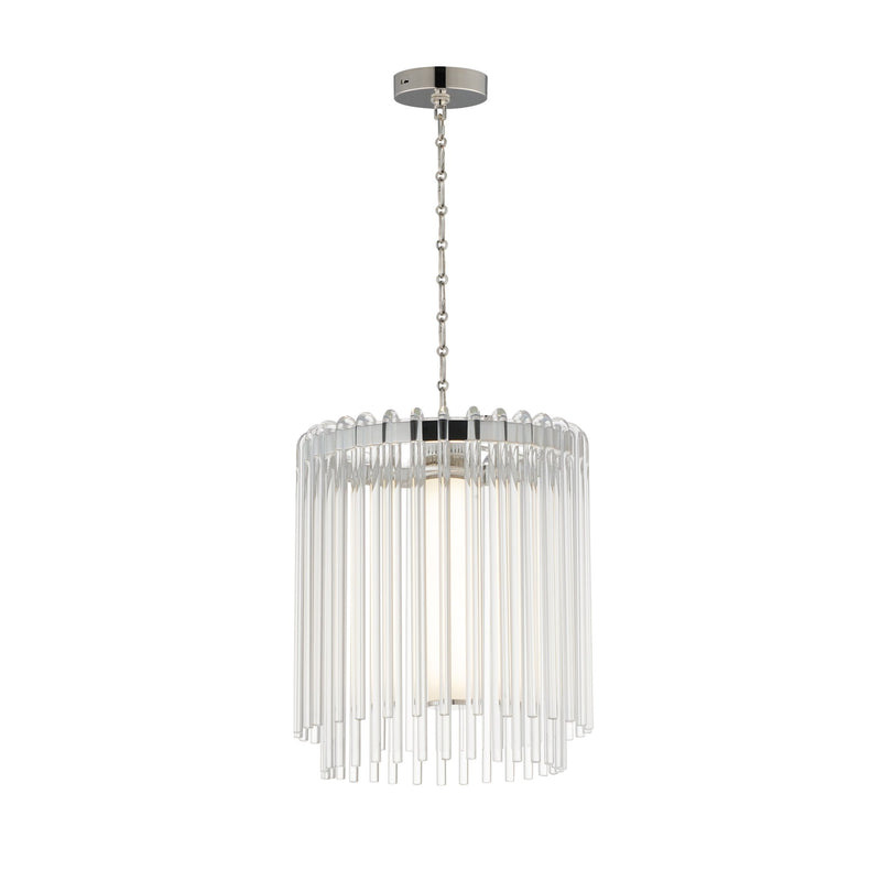 Jolie 11" LED Pendant in Polished Nickel