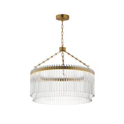 Jolie 24" LED Pendant in Natural Aged Brass