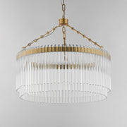 Jolie 24" LED Pendant in Natural Aged Brass