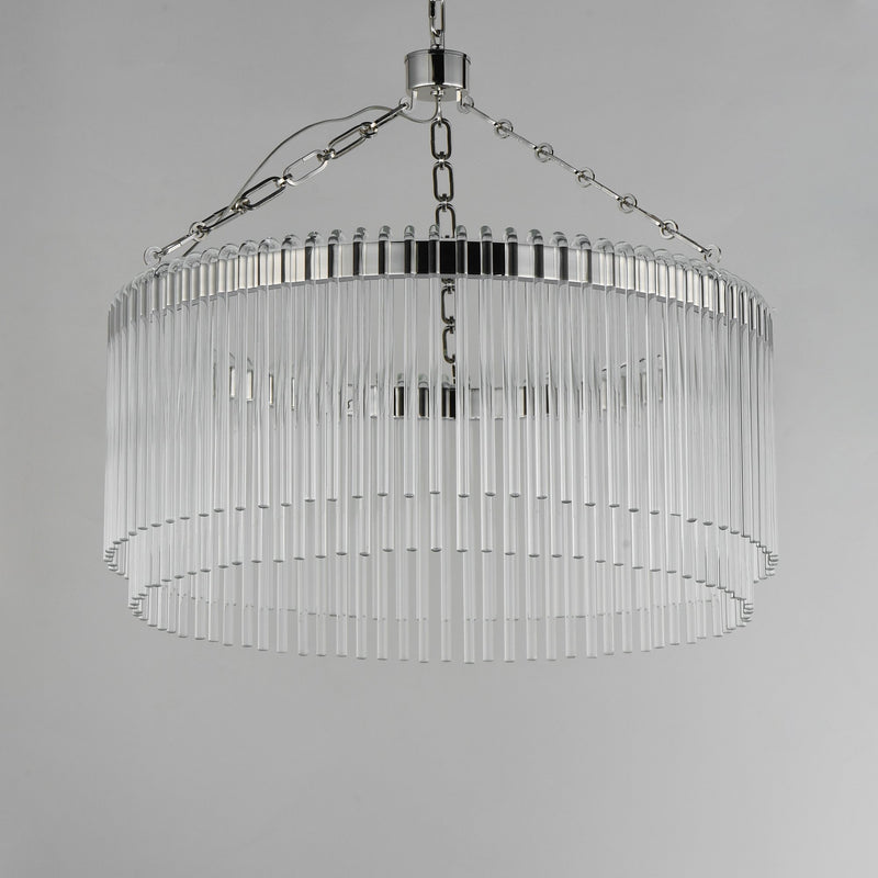 Jolie 24" LED Pendant in Polished Nickel