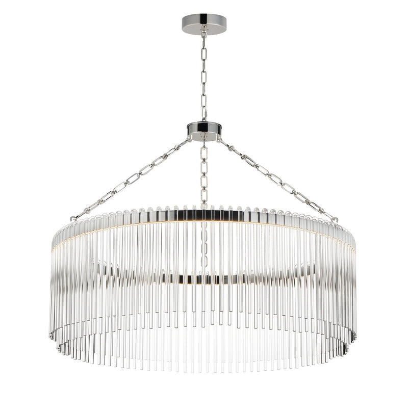 Jolie 34" LED Pendant in Polished Nickel