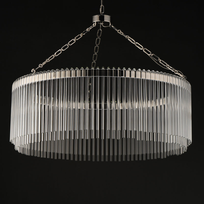 Jolie 34" LED Pendant in Polished Nickel